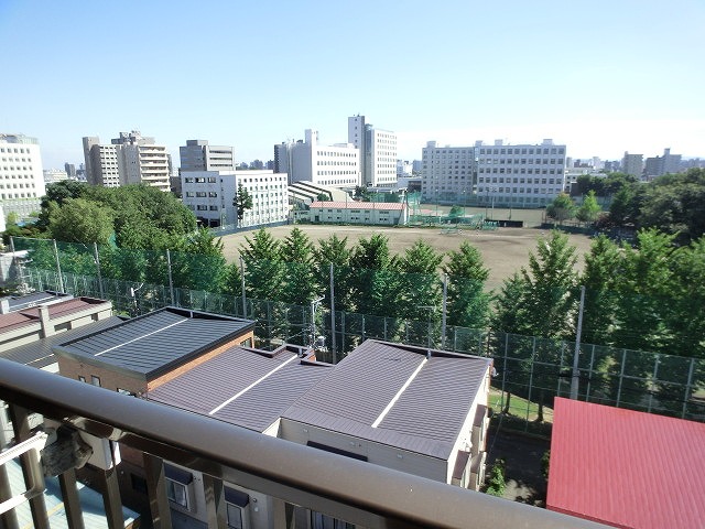 View. The other North Sea Academy of ground from the balcony! ! 