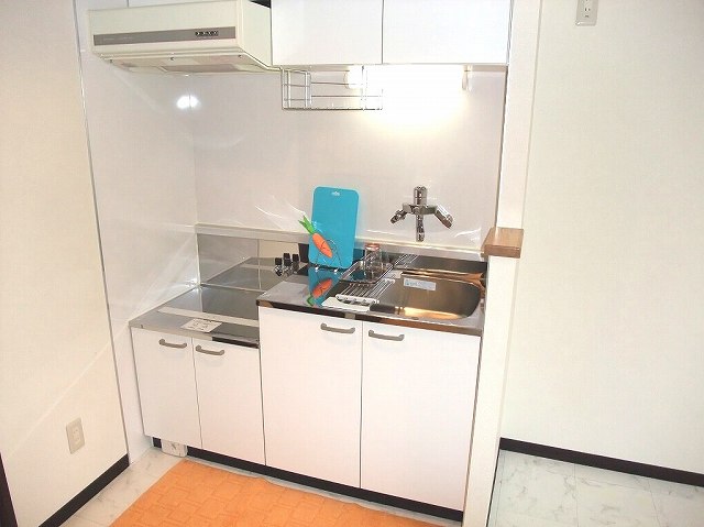 Kitchen. This property model room