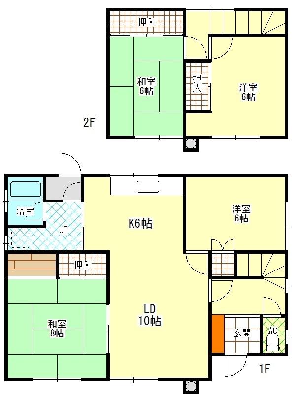 Floor plan. 11.8 million yen, 4LDK, Land area 207.75 sq m , Building area 111.8 sq m