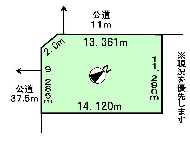Compartment figure. Land price 29,800,000 yen, Land area 159.5 sq m compartment view