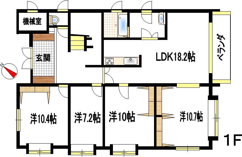 Floor plan. 63 million yen, 9LLDDKK, Land area 253.82 sq m , Building area 451.52 sq m