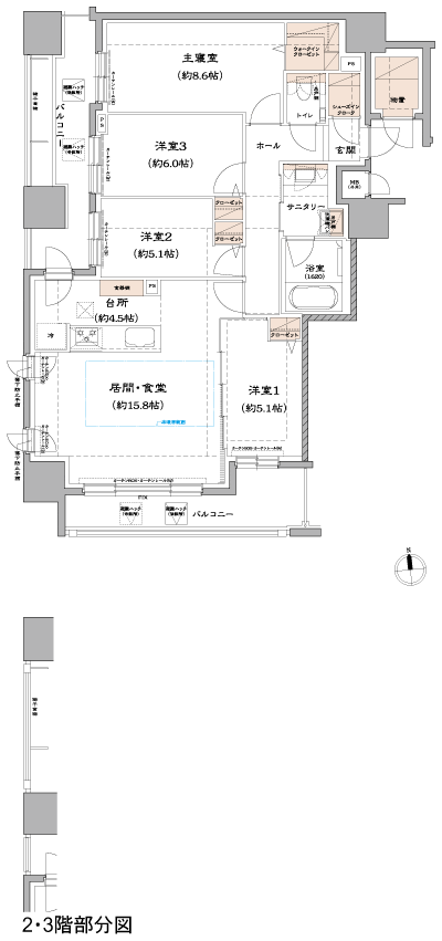 Floor: 4LDK, occupied area: 102.03 sq m, Price: 35,550,000 yen ・ 40,070,000 yen