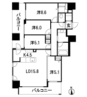 Floor: 4LDK, occupied area: 102.03 sq m, Price: 35,550,000 yen ・ 40,070,000 yen