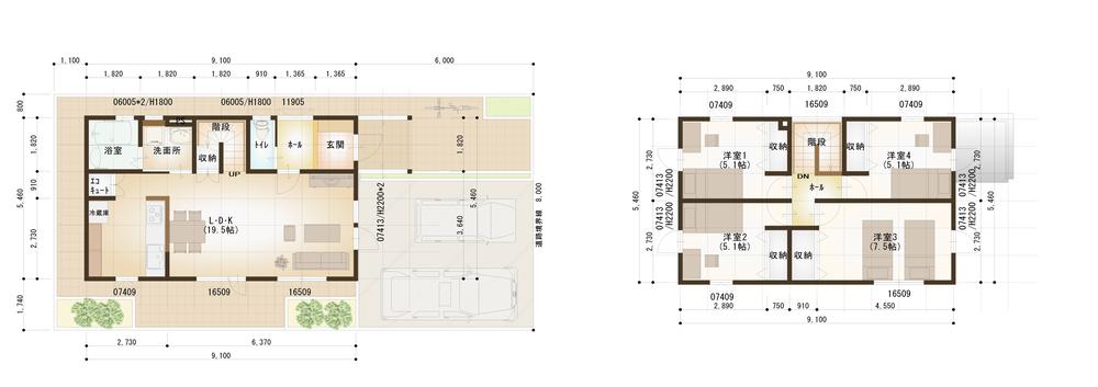Other building plan example. Building plan example Building area 99.38 sq m