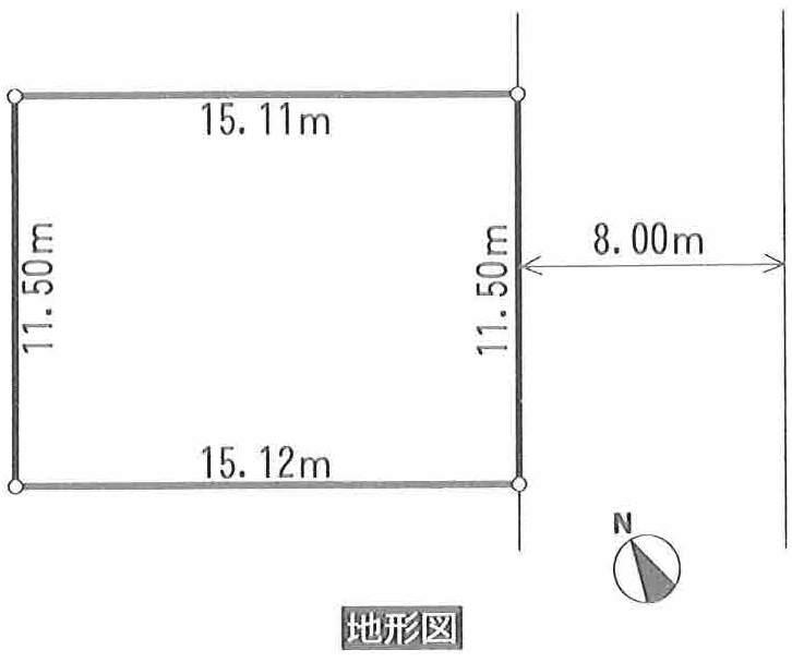 Compartment figure. Land price 9 million yen, Land area 173.24 sq m
