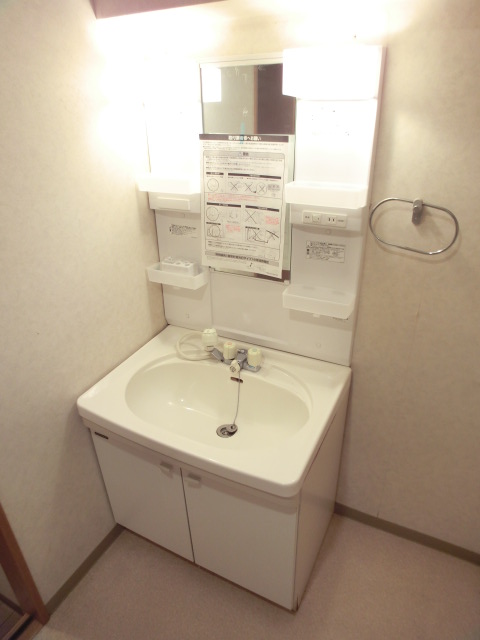 Washroom. It comes with shampoo dresser