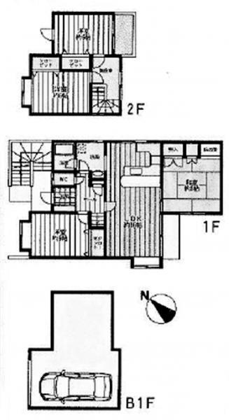 Floor plan. 15.8 million yen, 4LDK, Land area 189 sq m , Building area 129.59 sq m