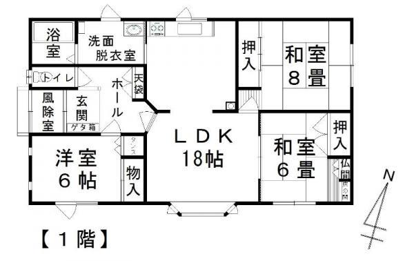 Floor plan. 6.2 million yen, 3LDK, Land area 330.5 sq m , Building area 91.95 sq m LDK18 Pledge   Or independent-to-use dining kitchen as I do not think the 8 pledge usability good? ! 