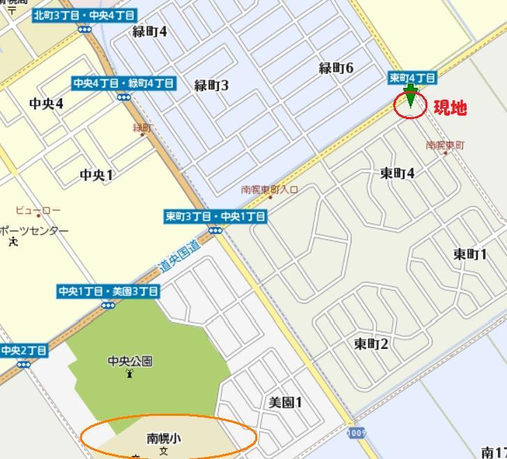 Local guide map. Local Area Map. Sapporo Station ・ 1-minute walk to the bus stop of the main street Train Station.