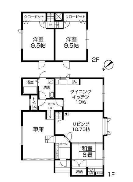Floor plan. 13.5 million yen, 3LDK, Land area 344.75 sq m , Was water around the new exchange become building area 128.91 sq m care