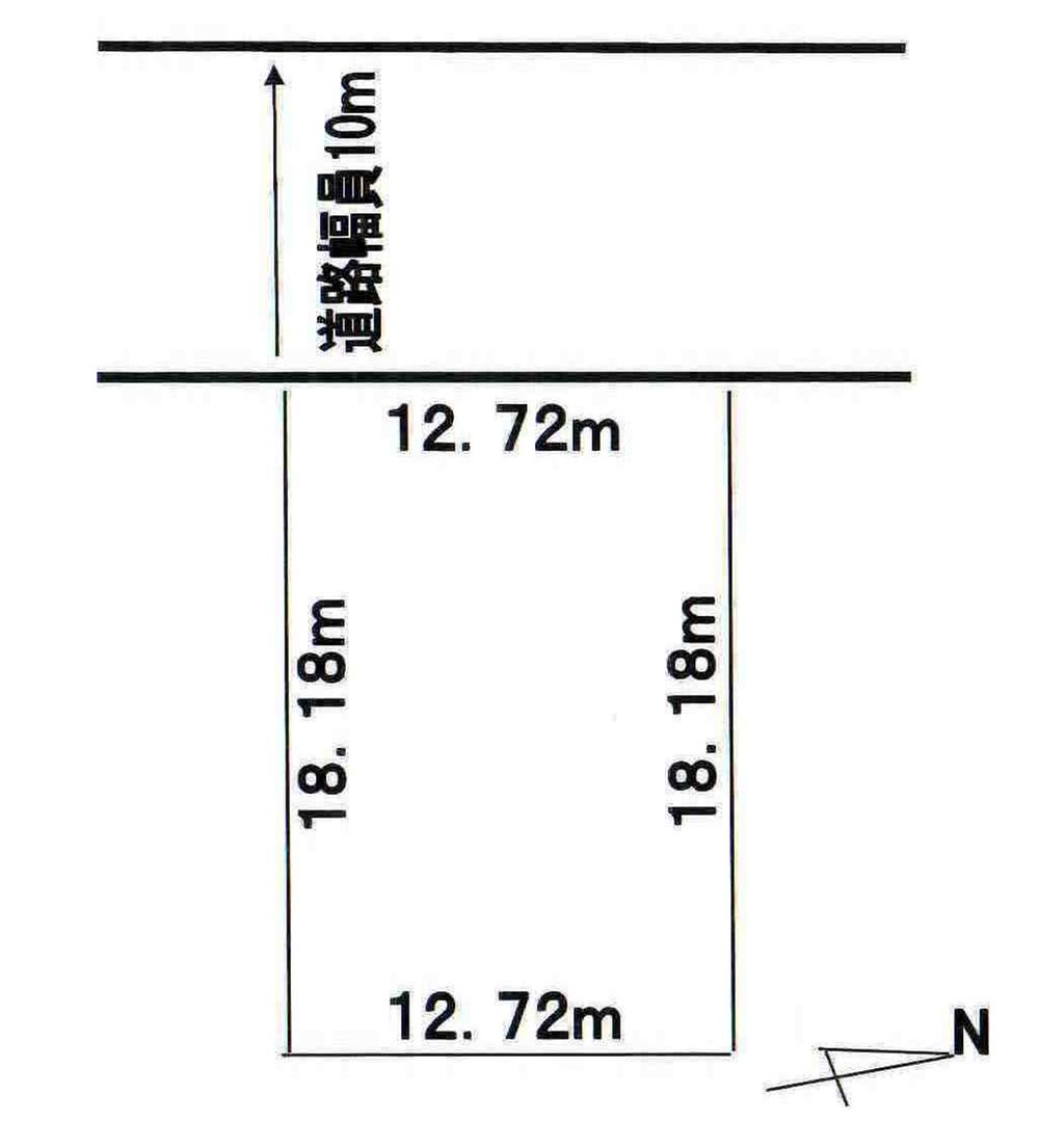 Compartment figure. Land price 1.2 million yen, Land area 231.4 sq m