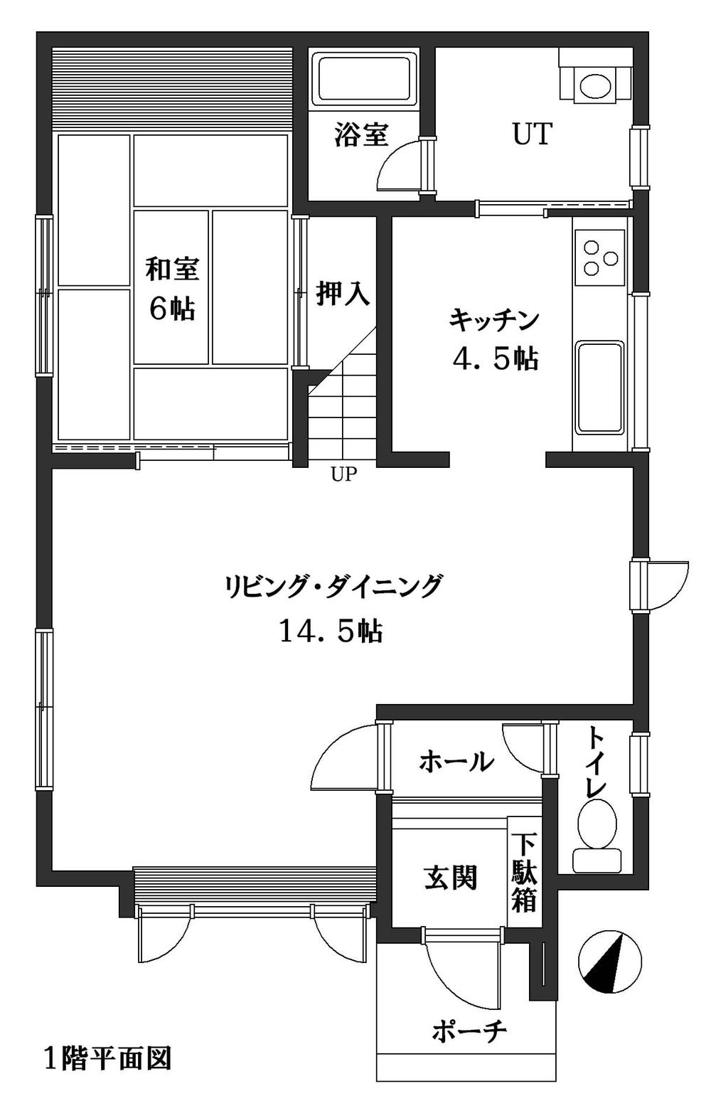 Floor plan. 7.6 million yen, 4LDK, Land area 183.29 sq m , Building area 108.75 sq m
