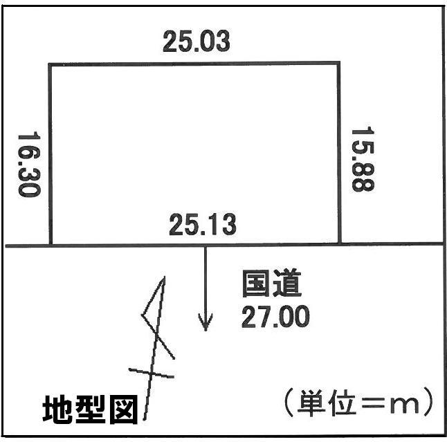 Compartment figure. Land price 8.6 million yen, Land area 403.32 sq m compartment view