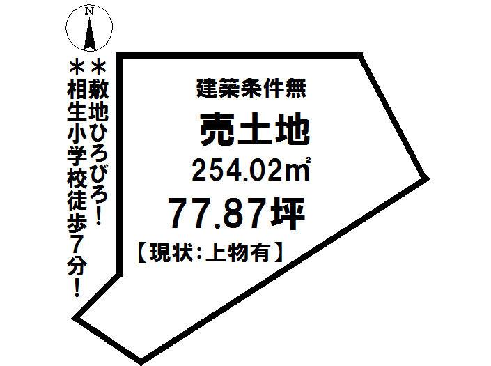 Compartment figure. Land price 4.5 million yen, Land area 254.02 sq m