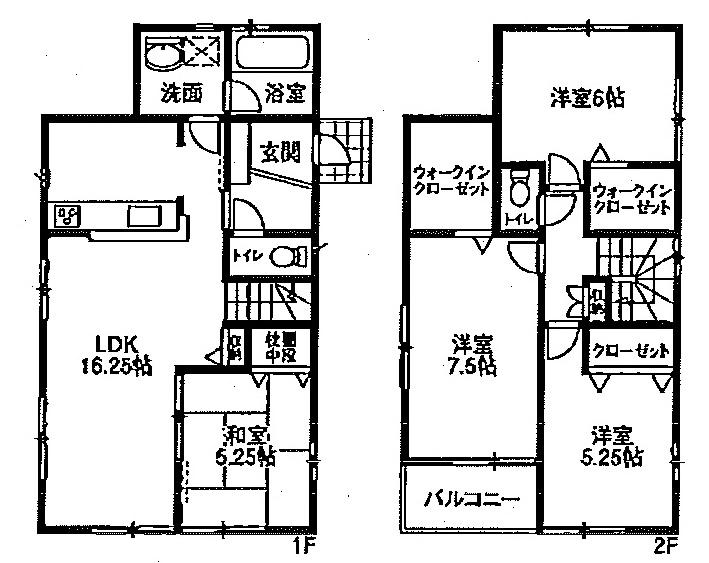 Floor plan. 29,800,000 yen, 4LDK, Land area 122.18 sq m , Building area 98.95 sq m