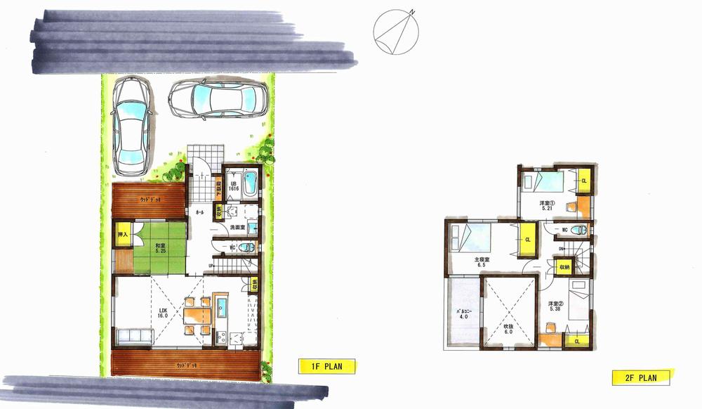 Building plan example (Perth ・ appearance). Building plan example (No. 2 locations)