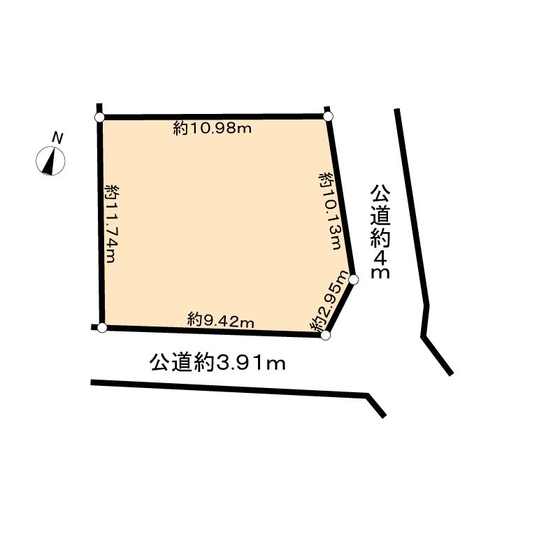 Compartment figure. Land price 14 million yen, Land area 133.42 sq m