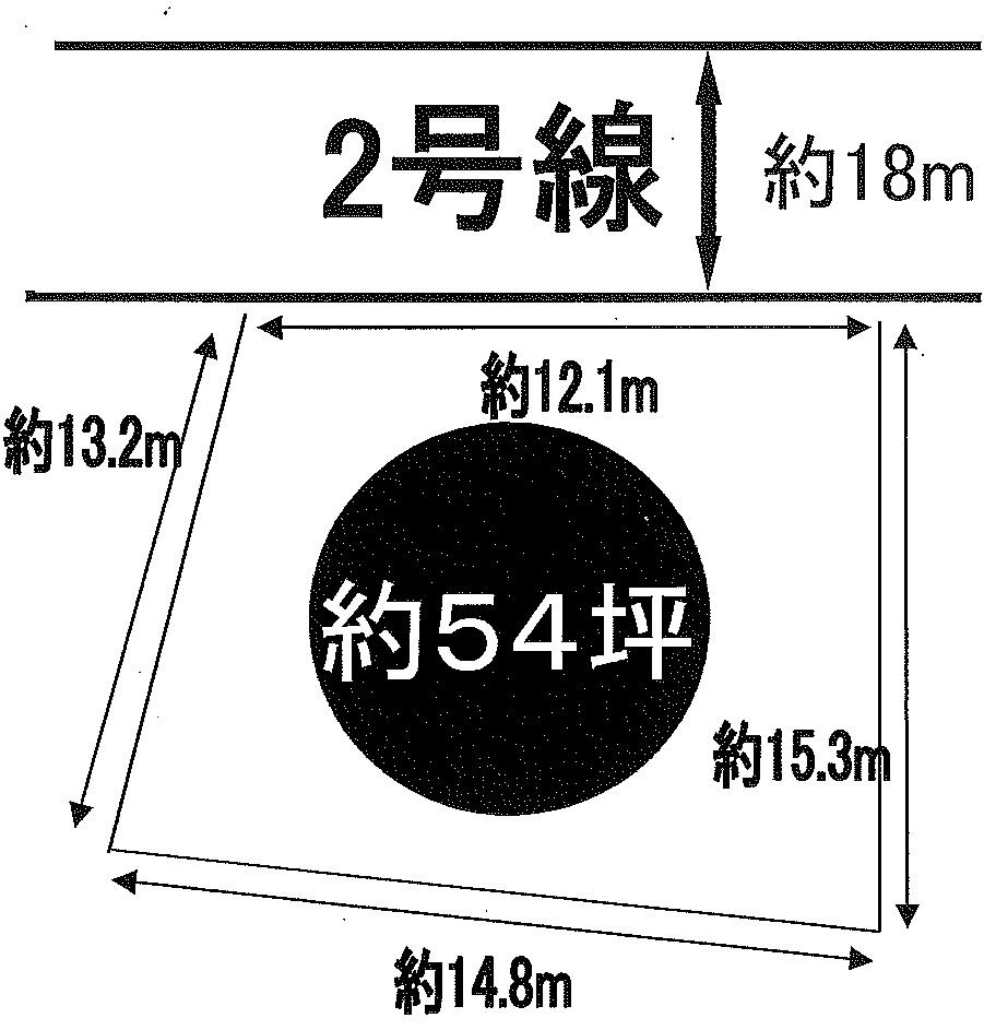 Compartment figure. Land price 33 million yen, Land area 181.35 sq m