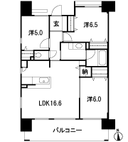 Floor: 3LDK, occupied area: 75.06 sq m, Price: 33.9 million yen