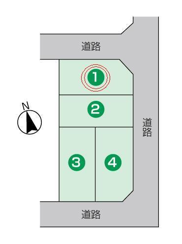 Compartment figure. Land price 19,650,000 yen, Land area 132.57 sq m