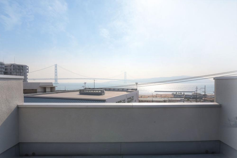 View photos from the dwelling unit. Overlooking the Akashi Strait from A-3 Rooftop terrace with ocean views