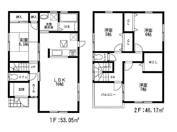 Floor plan. 31,800,000 yen, 4LDK + S (storeroom), Land area 151.21 sq m , Building area 99.22 sq m