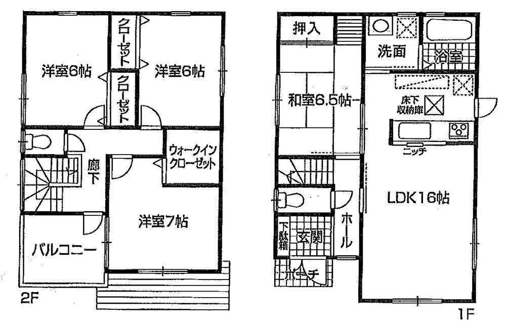 Floor plan. 28,900,000 yen, 4LDK, Land area 144.44 sq m , Building area 99.22 sq m