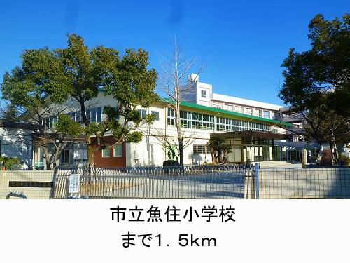 Primary school. Municipal Uozumi up to elementary school (elementary school) 1500m