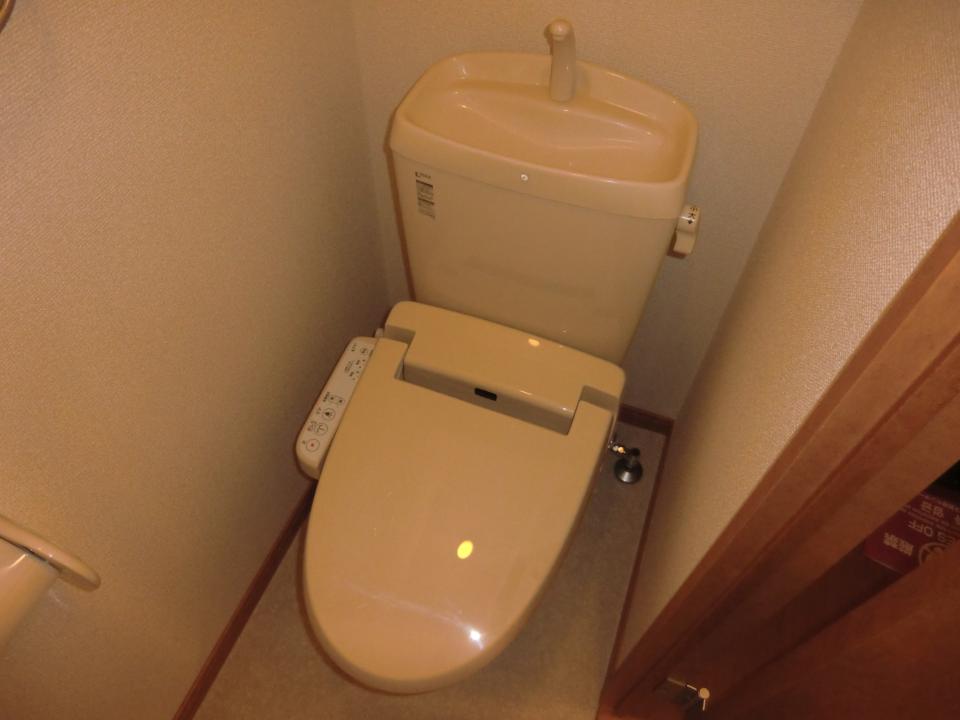 Toilet. Warm water washing toilet seat