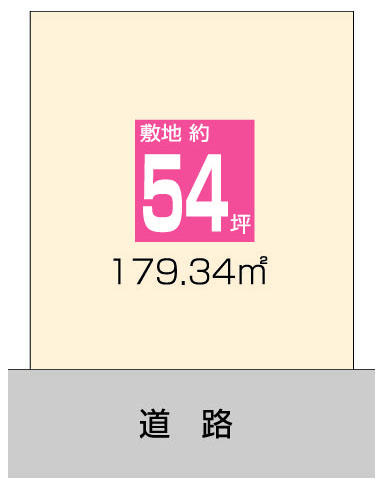 Compartment figure. Land price 17,900,000 yen, Land area 179.34 sq m compartment view