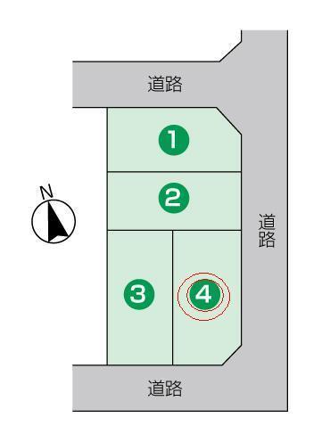 Compartment figure. Land price 20,850,000 yen, Land area 132.56 sq m