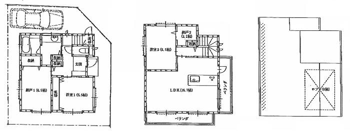 Floor plan. 30,800,000 yen, 3LDK, Land area 86.99 sq m , Building area 86.13 sq m