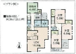 Building plan example (floor plan). Building plan example Building area 96.38 sq m