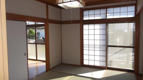 Living. First floor Japanese-style room 6 quires Tatami mat replacement, FusumaCho Kawasumi