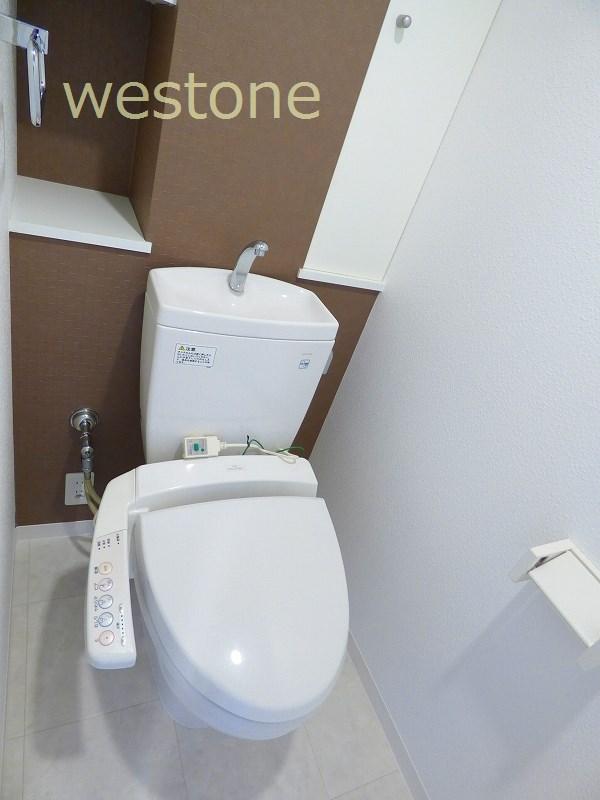 Toilet. Storage space is often toilet (with washlet)