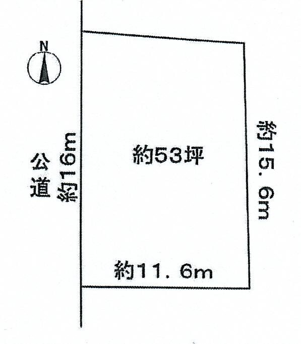 Compartment figure. Land price 33,400,000 yen, Land area 175.43 sq m