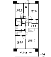 Floor: 3LDK + multi-closet, the occupied area: 76.86 sq m, Price: 31,380,000 yen