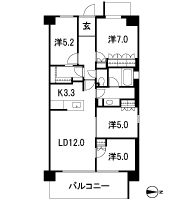 Floor: 4LDK + multi-closet, the occupied area: 83.49 sq m, Price: 35,280,000 yen