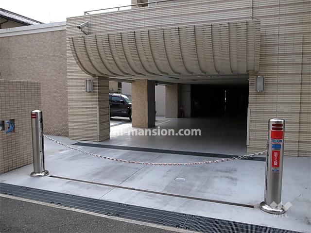 Parking lot. On-site parking (with robot gate)