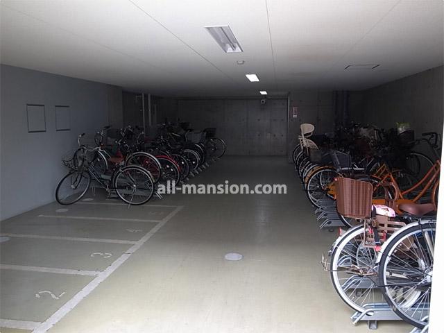 Other common areas. Entrance Horizontal, Bicycle parking lot in the first floor building