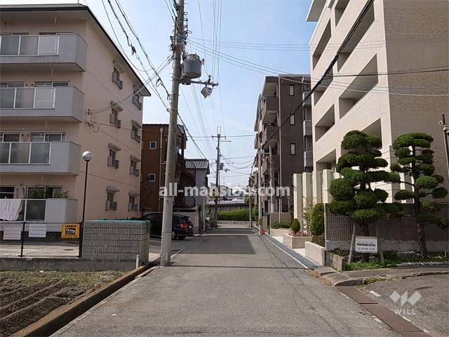 Other local. Front road of the site south. The surroundings are residential condominiums and single-family are mixed.