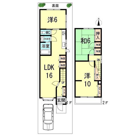 Floor plan. 19,800,000 yen, 4LDK, Land area 80.96 sq m , Building area 81 sq m
