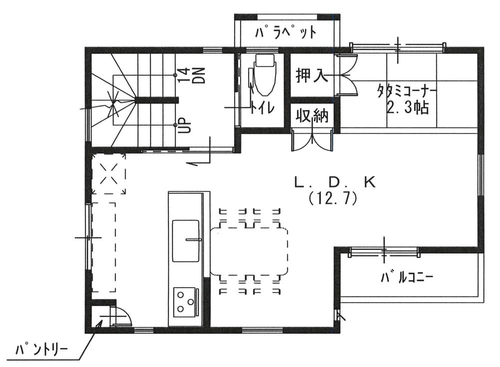 Floor plan. 26,800,000 yen, 4LDK, Land area 53.63 sq m , Building area 86.88 sq m 2 floor