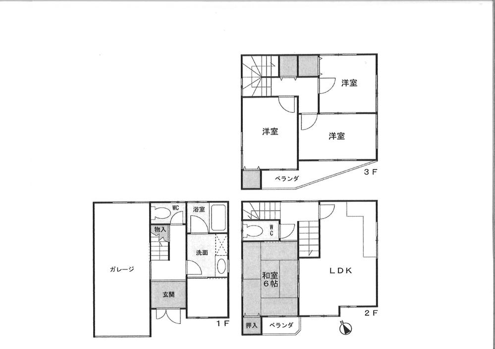 Floor plan. 18,800,000 yen, 4LDK + S (storeroom), Land area 43.91 sq m , Building area 97.91 sq m