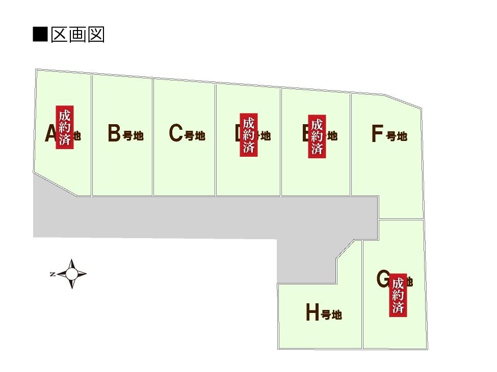 Compartment figure. Land price 24.4 million yen, Land area 105.68 sq m