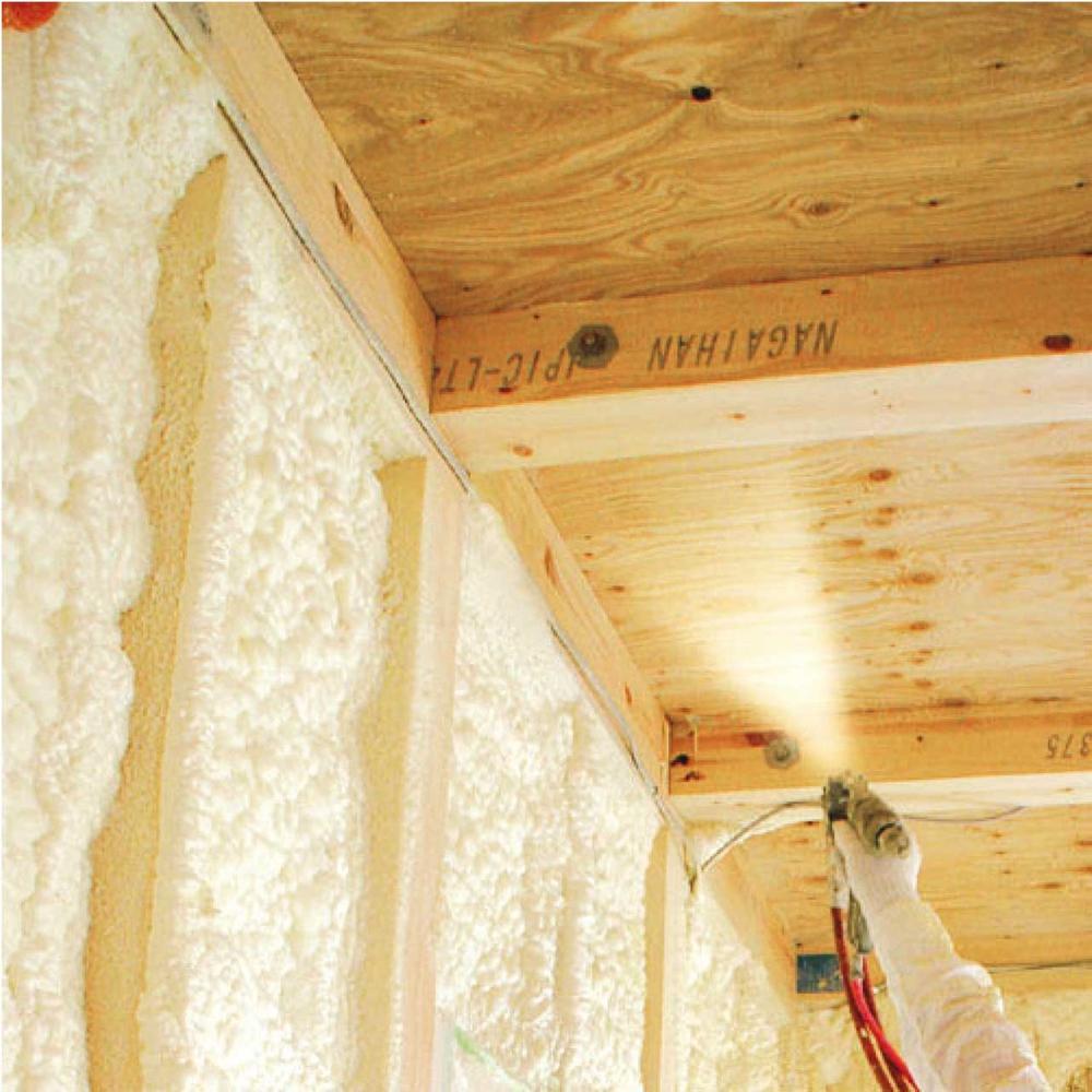 Construction ・ Construction method ・ specification. Because the field blowing in the fire, Aqua form that can be filled even without clearance to or small part between the pillars. There are more than 1.5 times of the insulating effect of the glass wool.