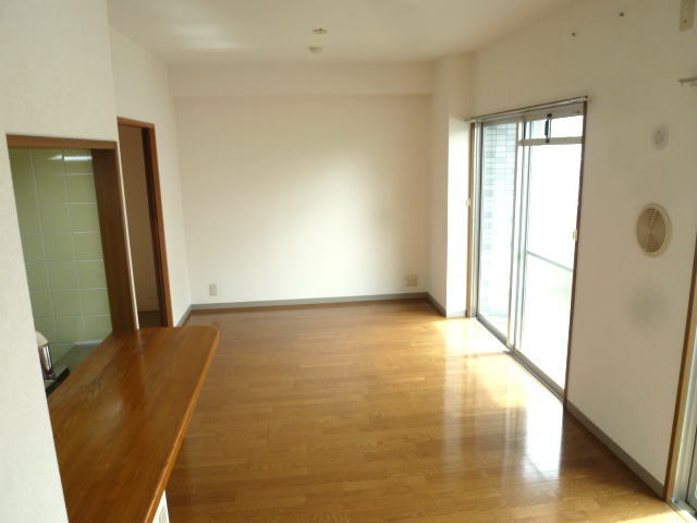 Living and room. Bright living room facing the balcony