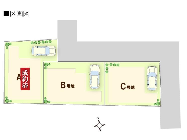The entire compartment Figure. ■ B No. destinations popular in sale! C No. land is time sale plan!