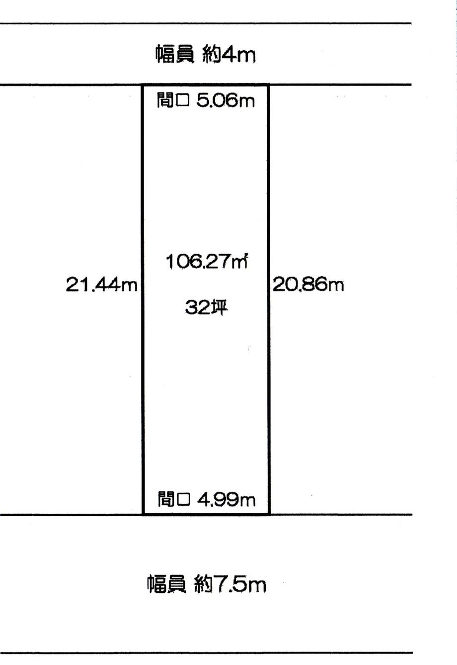 Compartment figure. Land price 20 million yen, Land area 106.27 sq m