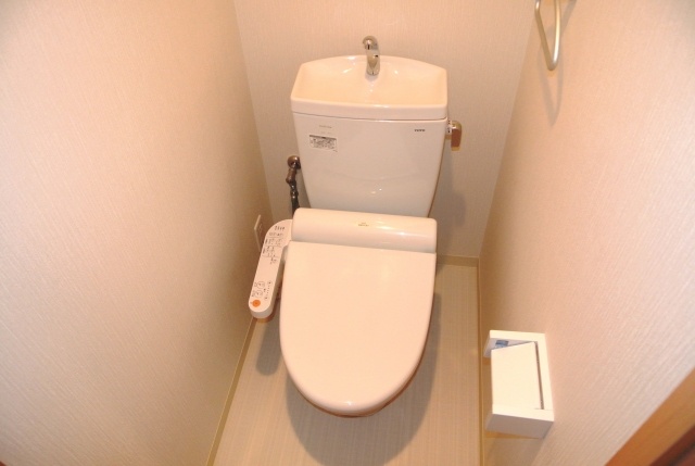 Toilet. Washlet also standard equipment